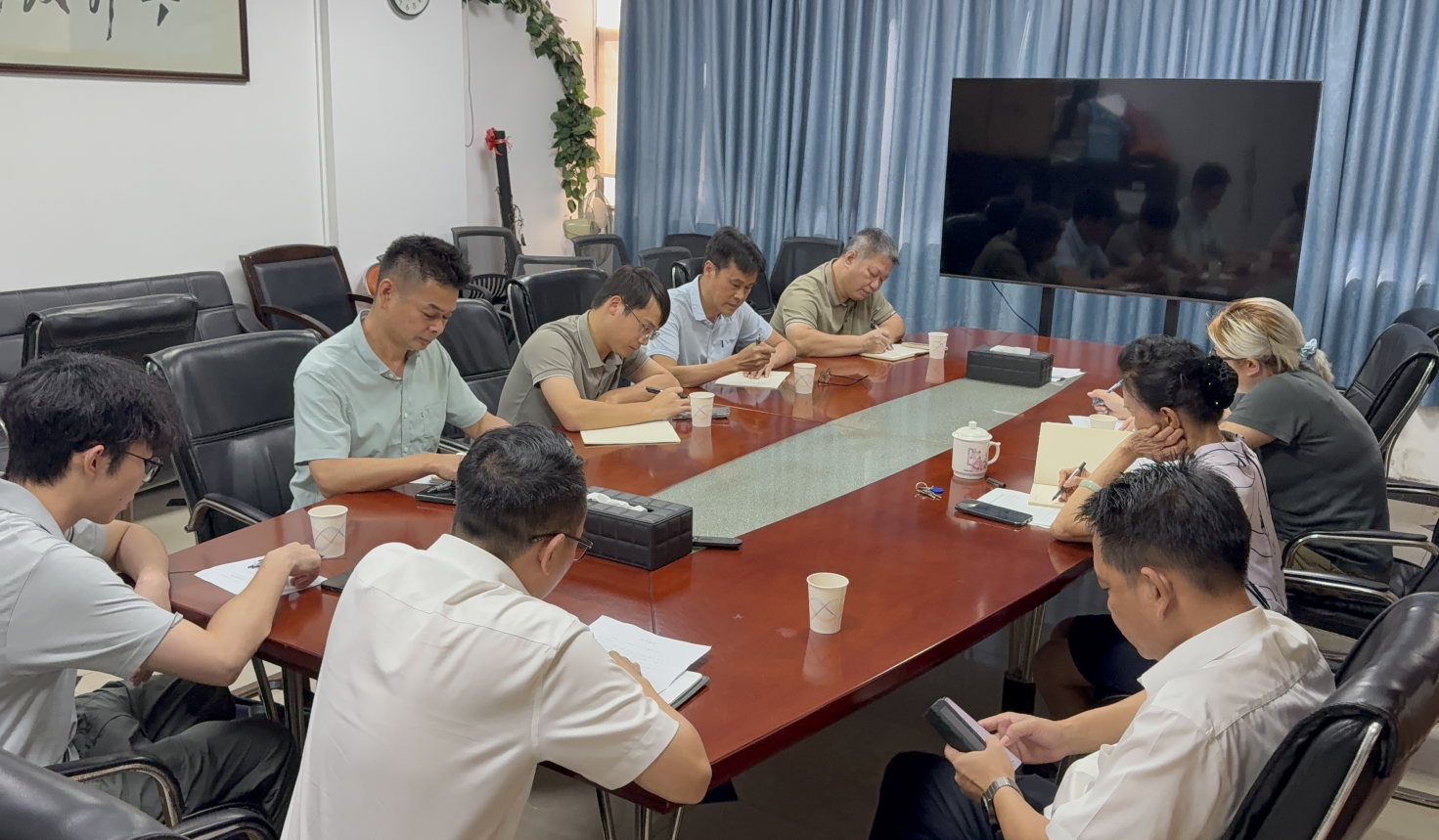 我会召开废油脂季度联席会议